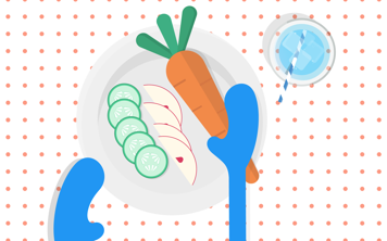 Illustration des légumes